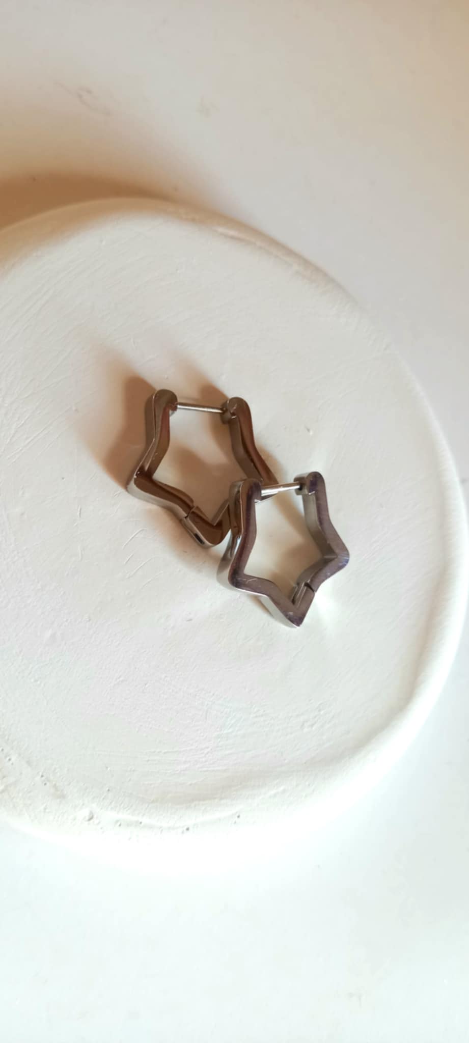 Σκουλαρίκια - κρίκοι σε σχήμα αστέρι