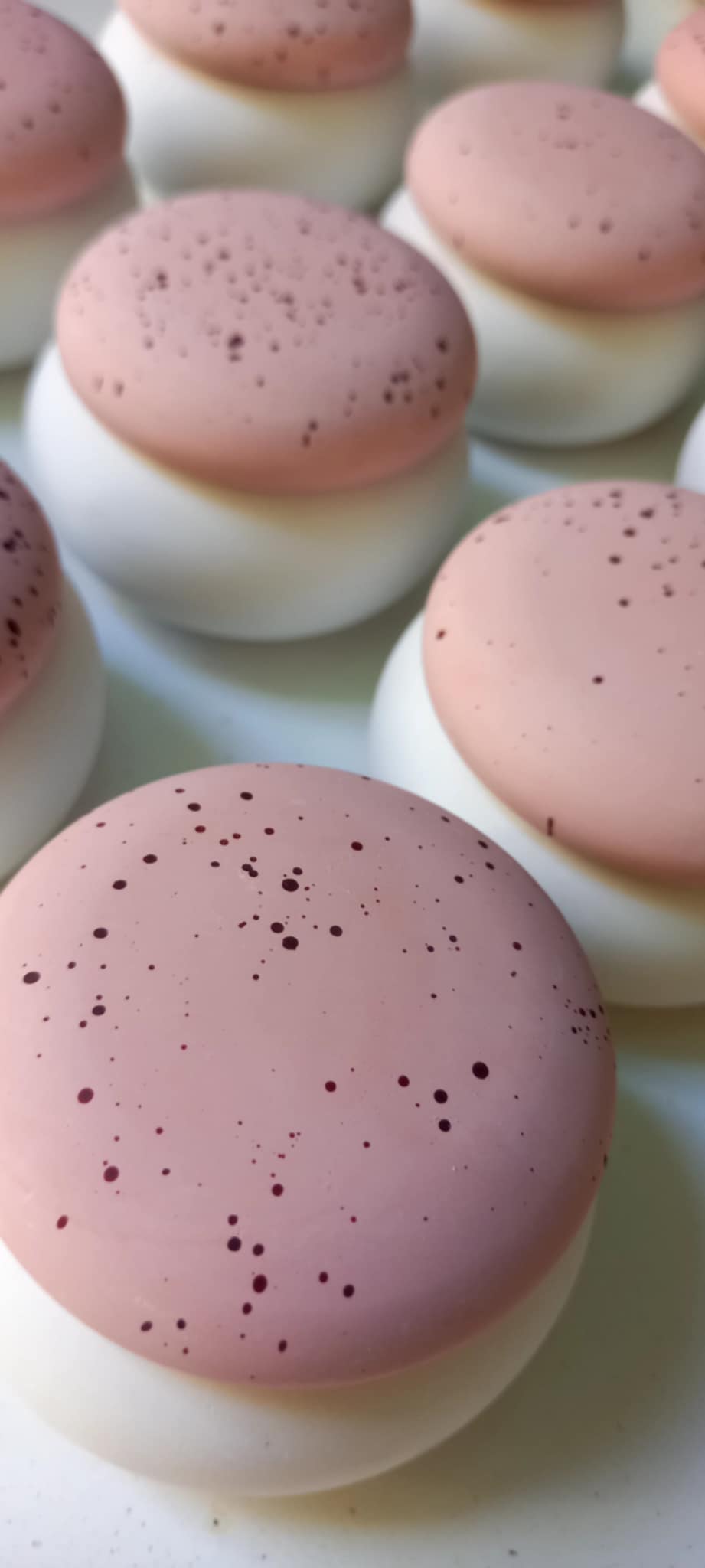 Μπομπονιέρα βάπτισης μπιζουτιέρα με πιτσίλες