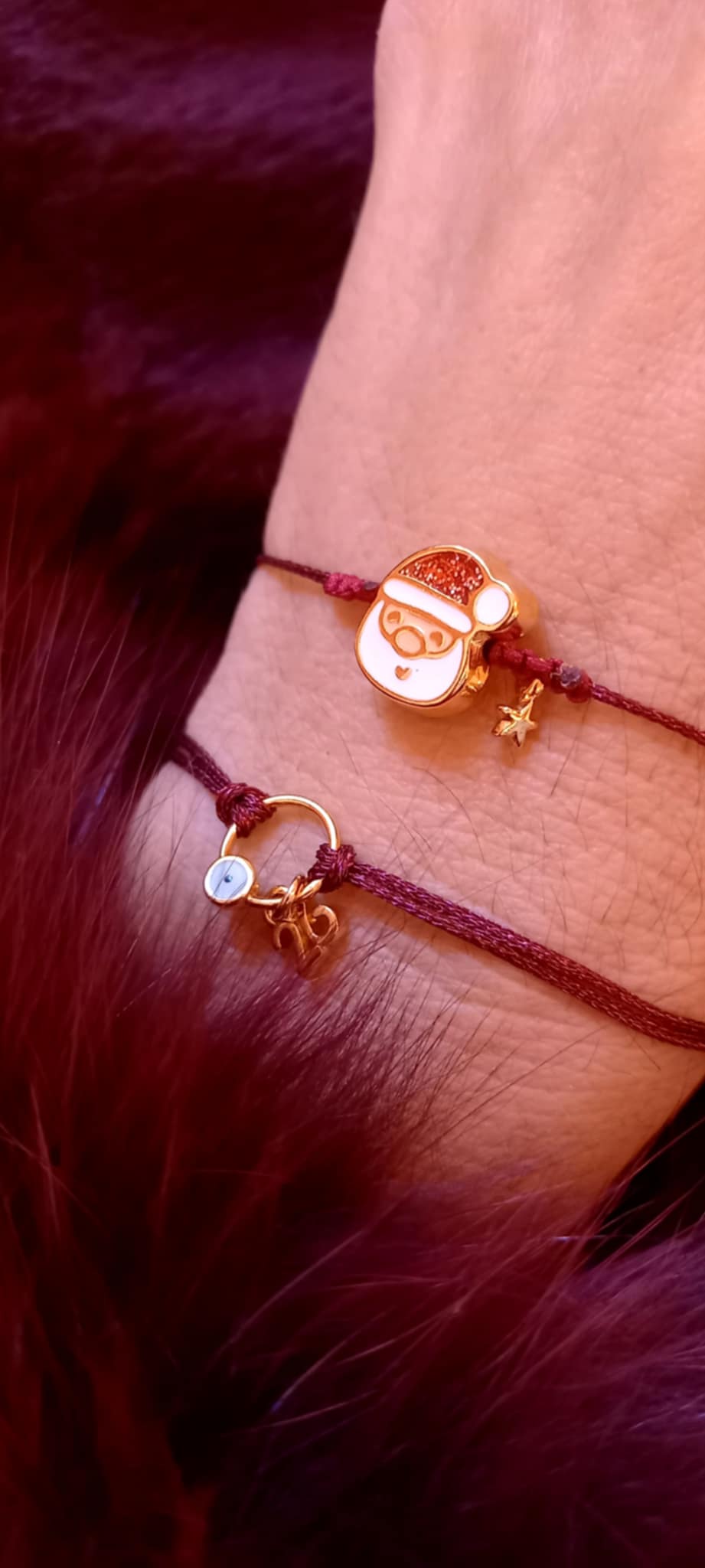 Βραχιόλι - γούρι 2026 με επιχρυσωμένα στοιχεία