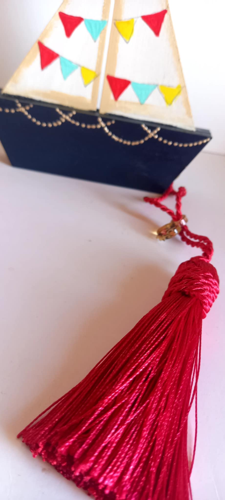 Επιτραπέζιο γούρι 2026 ξύλινο καράβι