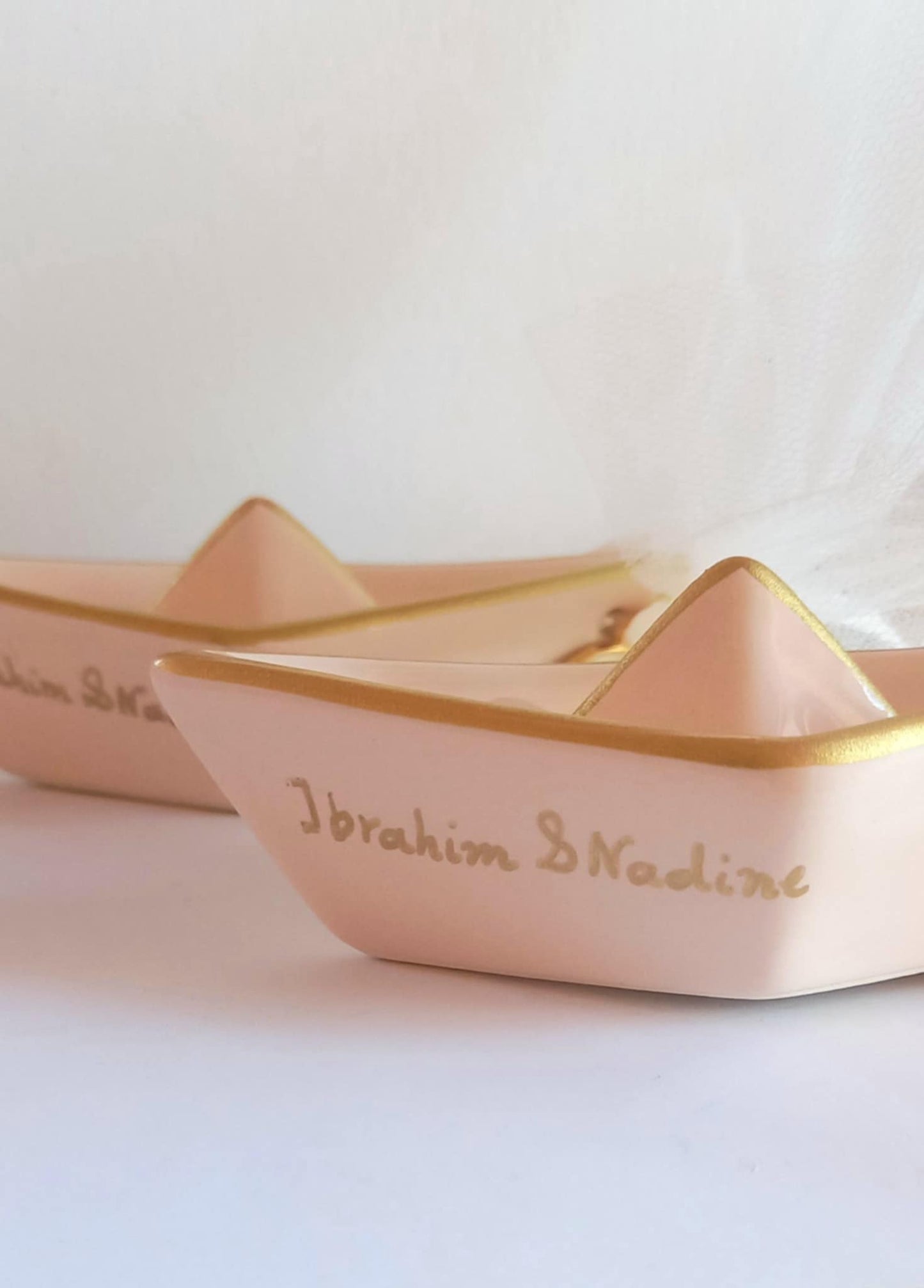 Μπομπονιέρα γάμου κεραμικό καράβι