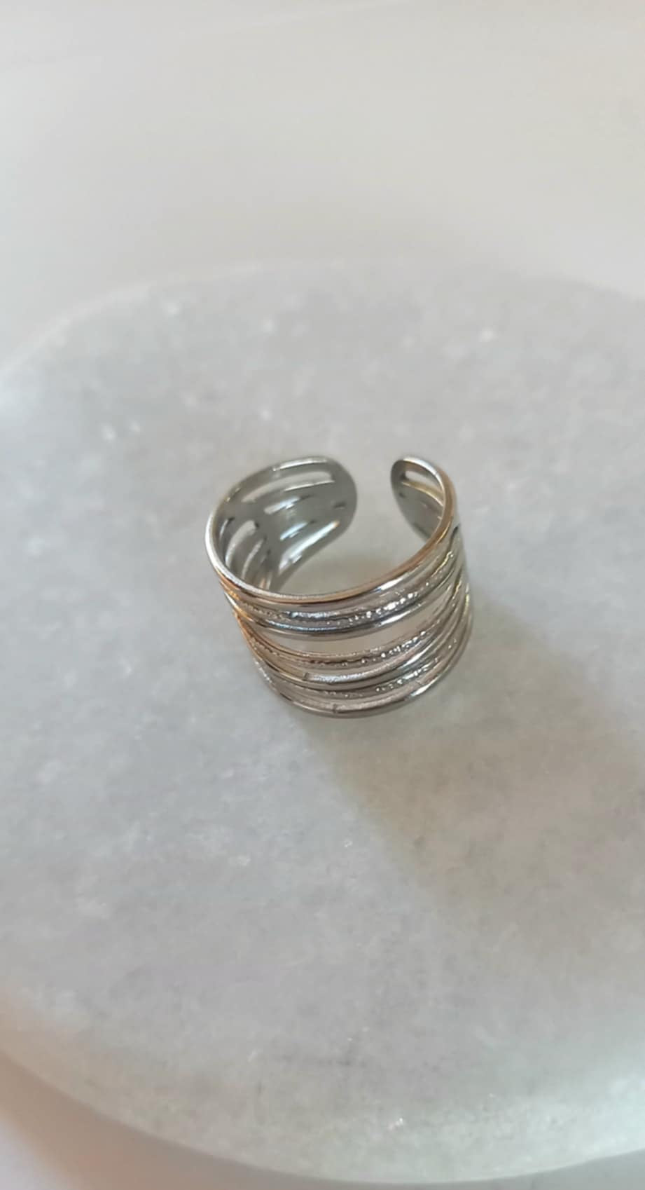 Επτάσειρο δαχτυλίδι από ατσάλι