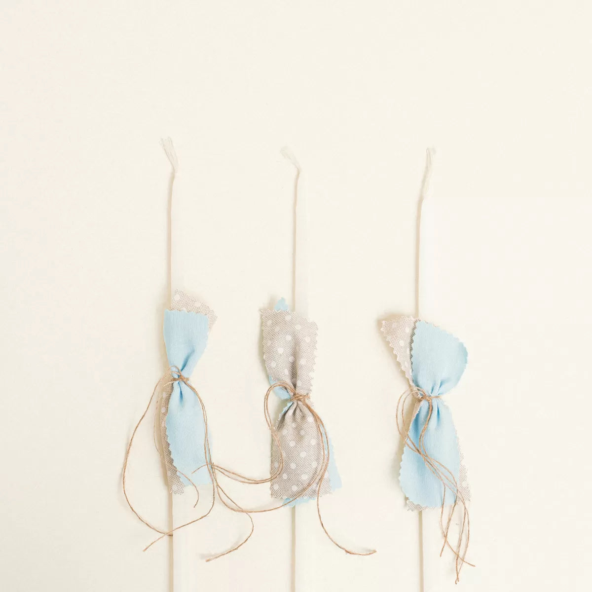 Σετ βάπτισης με μπεζ πουά