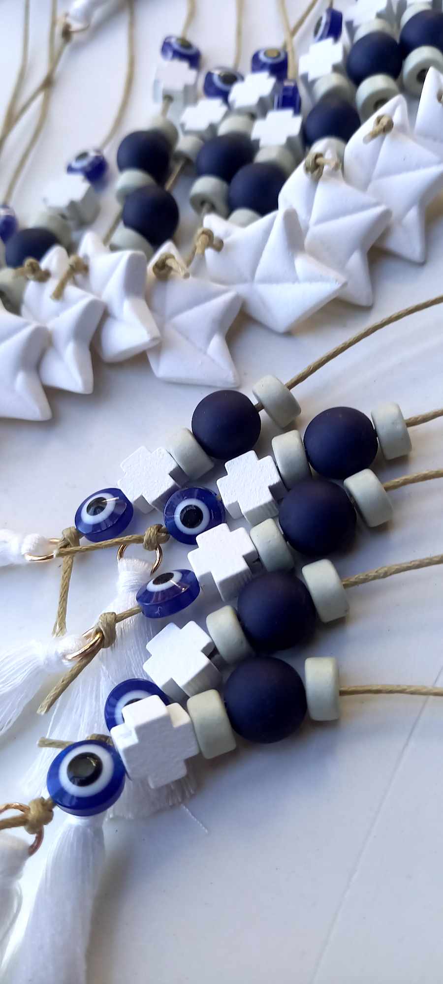 Μαρτυρικό βάπτισης μπεγλέρι με καραβάκι με υφή πορσελάνης
