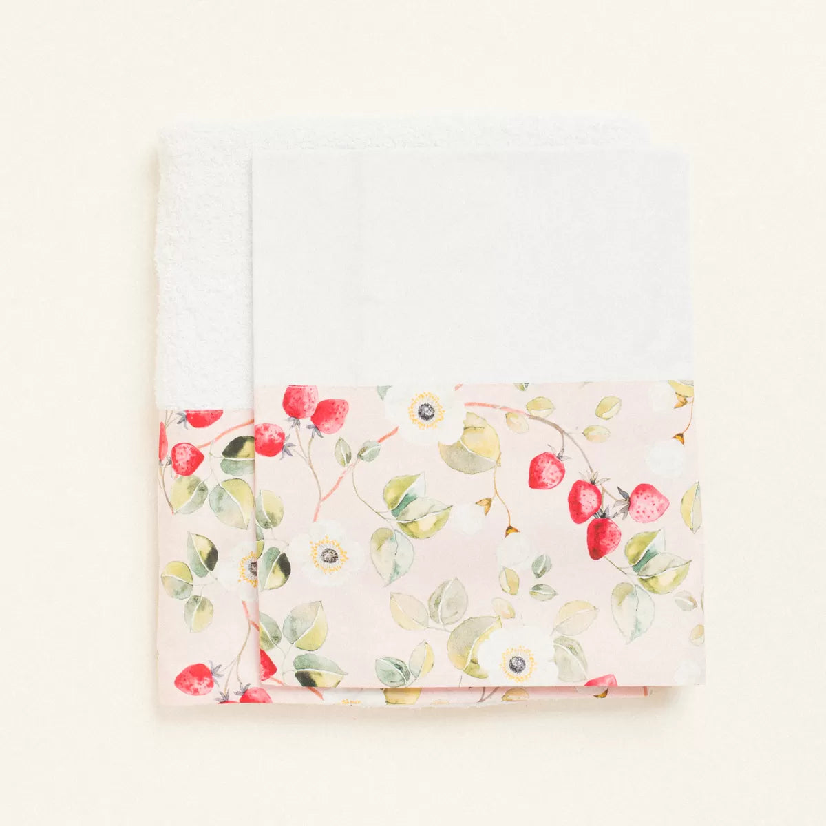 Σετ βάπτισης φράουλες και λουλούδια