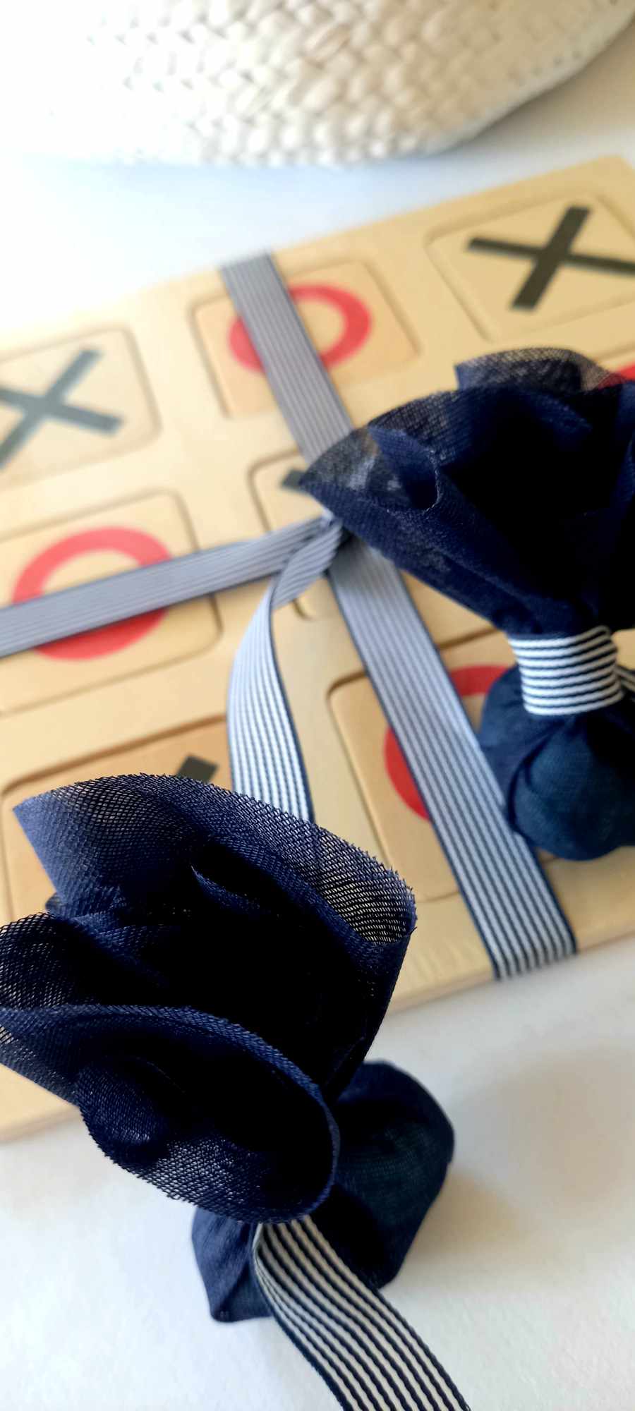 Παιδική μπομπονιέρα βάπτισης ξύλινο ντόμινο