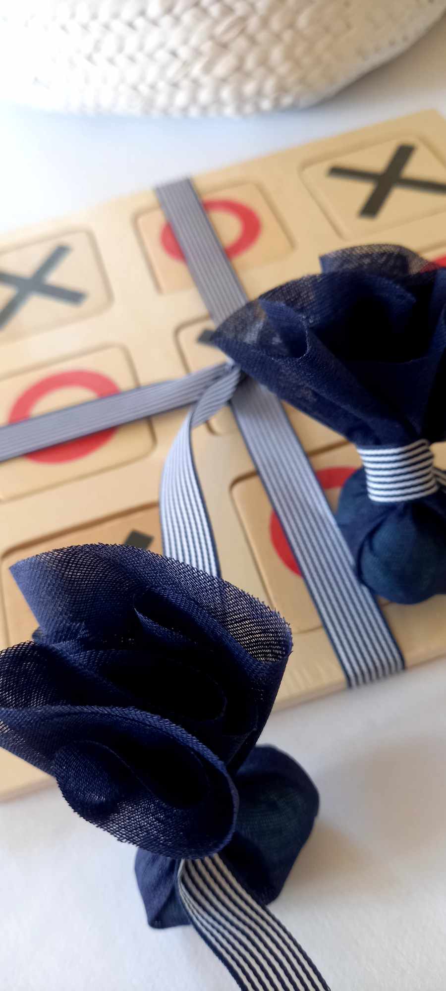 Παιδική μπομπονιέρα βάπτισης ξύλινο ντόμινο
