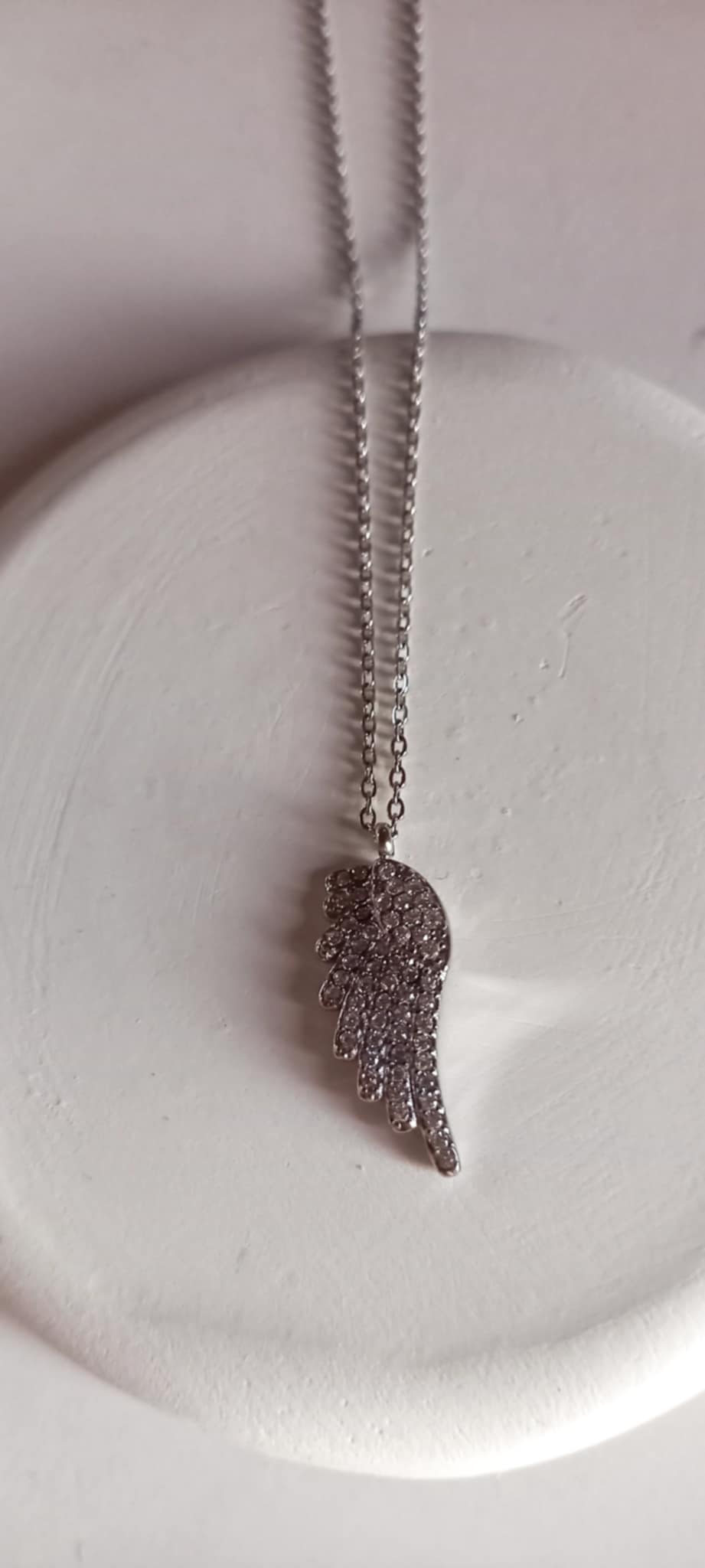 Κολιέ με μοτίφ φτερό αγγέλου