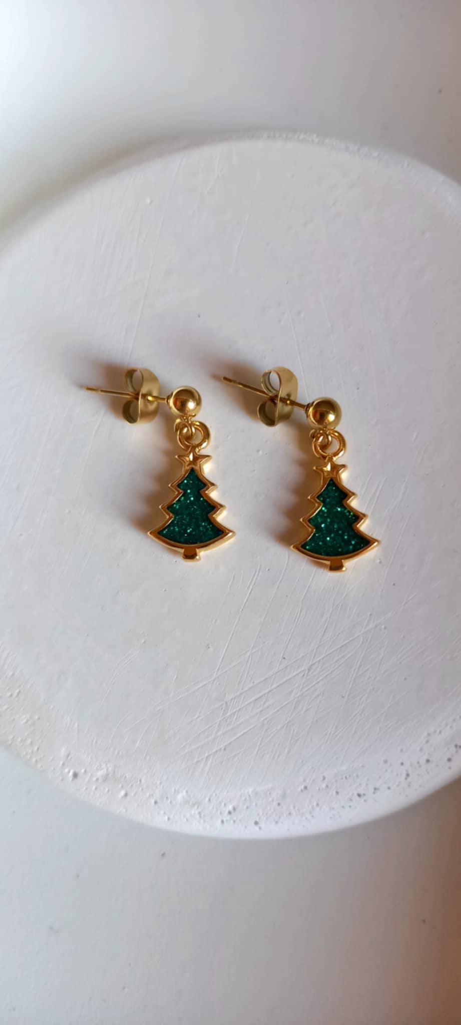 Ατσάλινα σκουλαρίκια δεντράκια