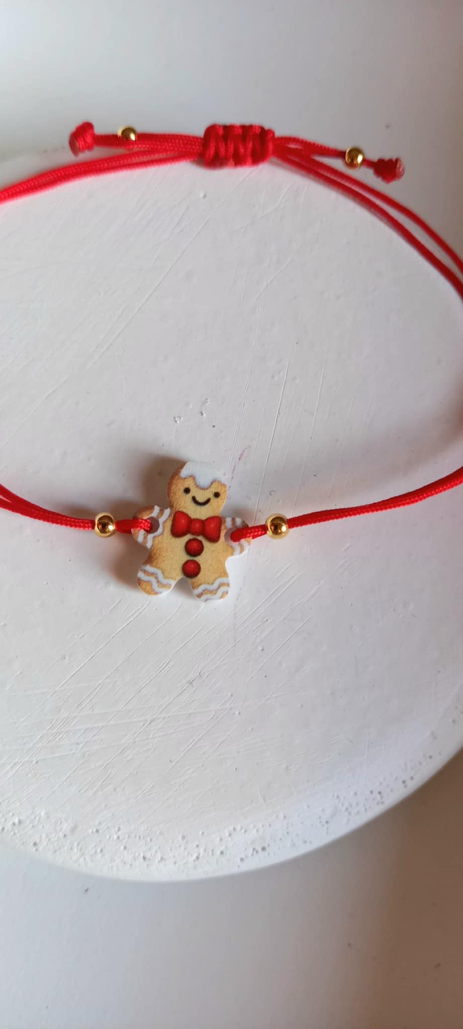 Βραχιόλι με κορδόνι και plexi στοιχείο