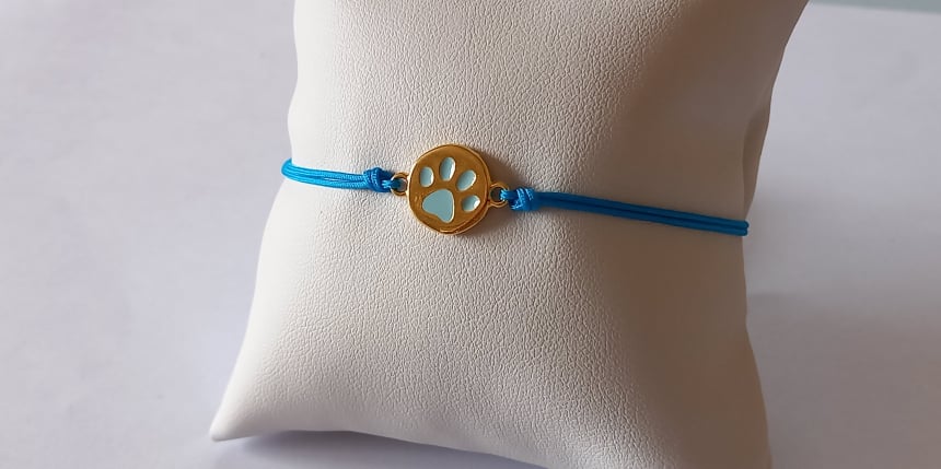 Βραχιολάκι με πατουσάκι ζώου