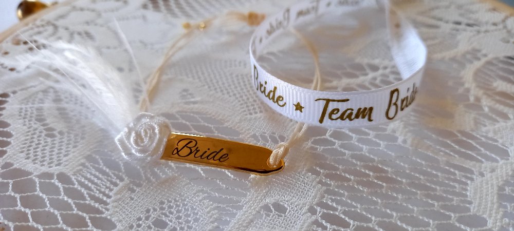 Χειροποίητο βραχιόλι bachelorette για τη νύφη