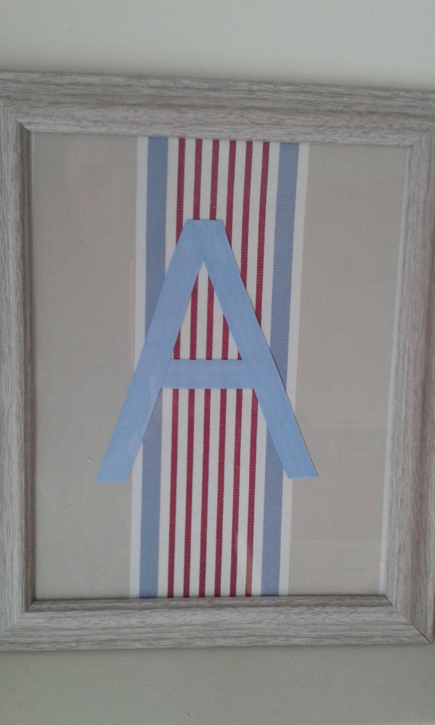 Ξύλινο κάδρο με μονόγραμμα