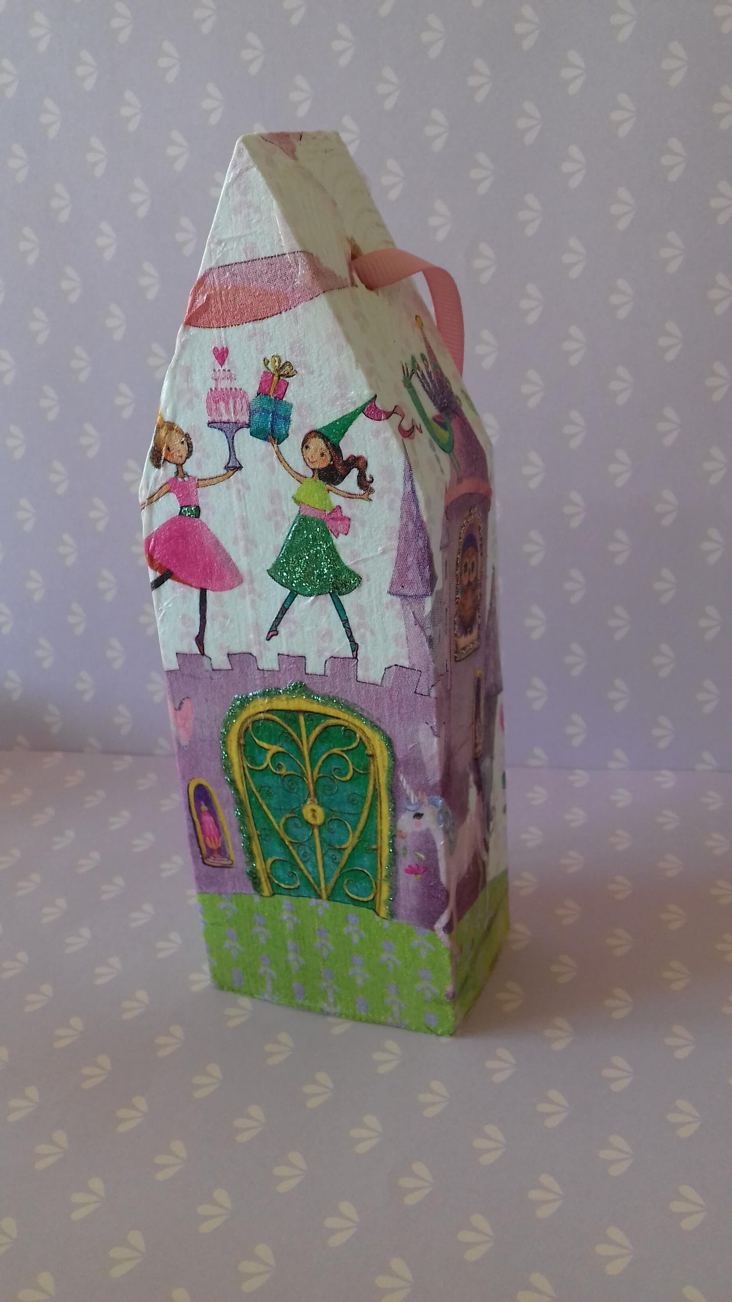 Διακοσμητικό ξύλινο σπιτάκι-πύργος