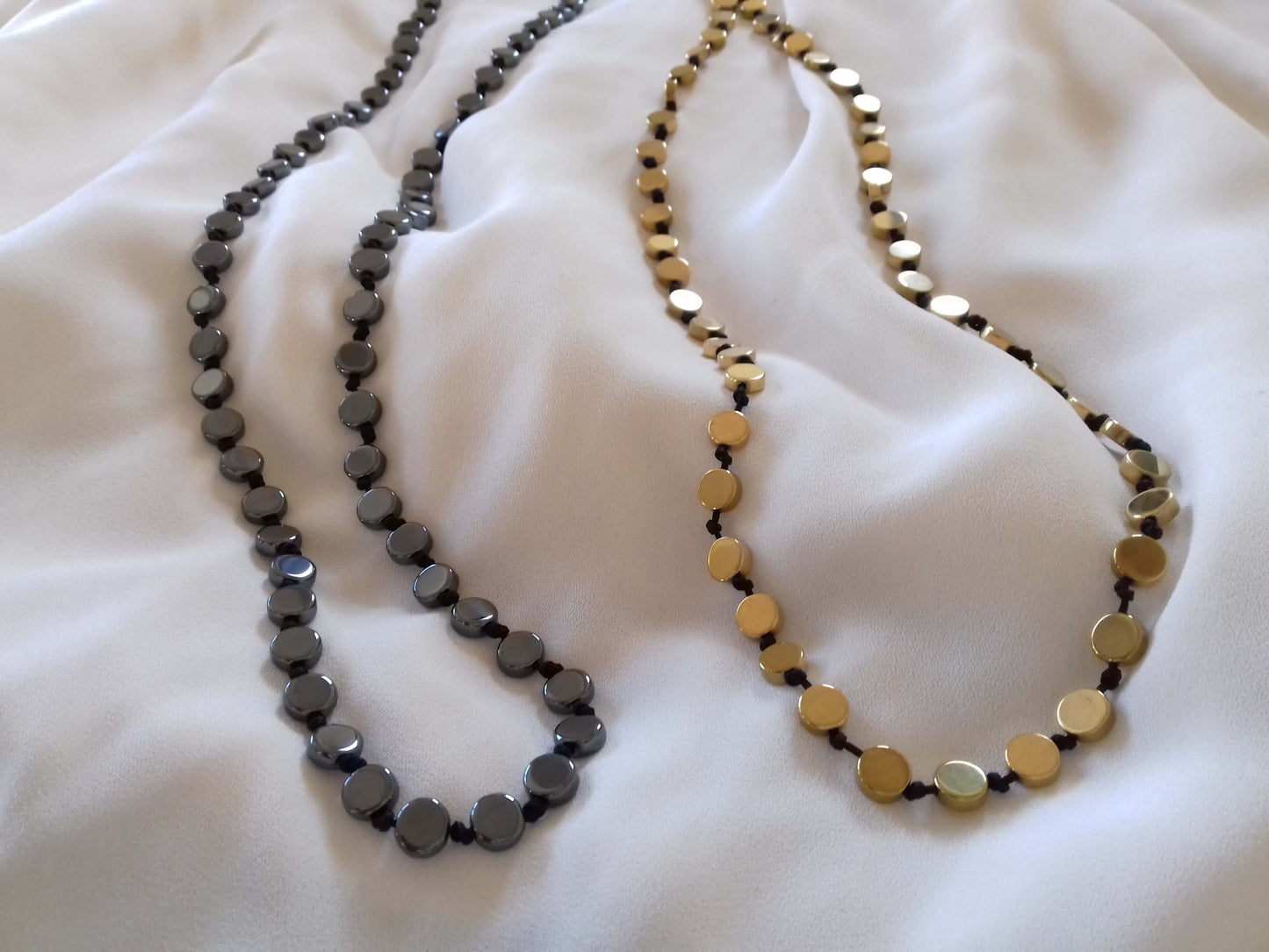 Κολιέ-ροζάριο με αιματίτες