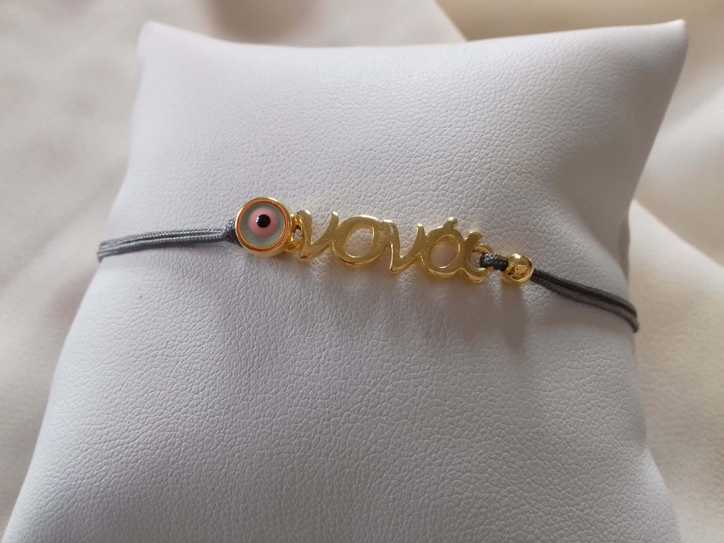 Βραχιόλι για τη νονά με μάτι