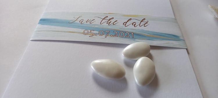 Προσκλητήριο γάμου "Save the date"