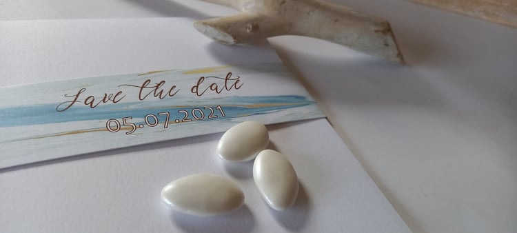 Προσκλητήριο γάμου "Save the date"