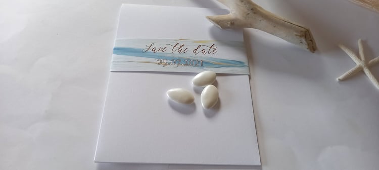 Προσκλητήριο γάμου "Save the date"