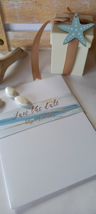 Προσκλητήριο γάμου "Save the date"