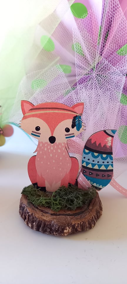 Μπομπονιέρα βάπτισης ζωάκια της ζούγκλας