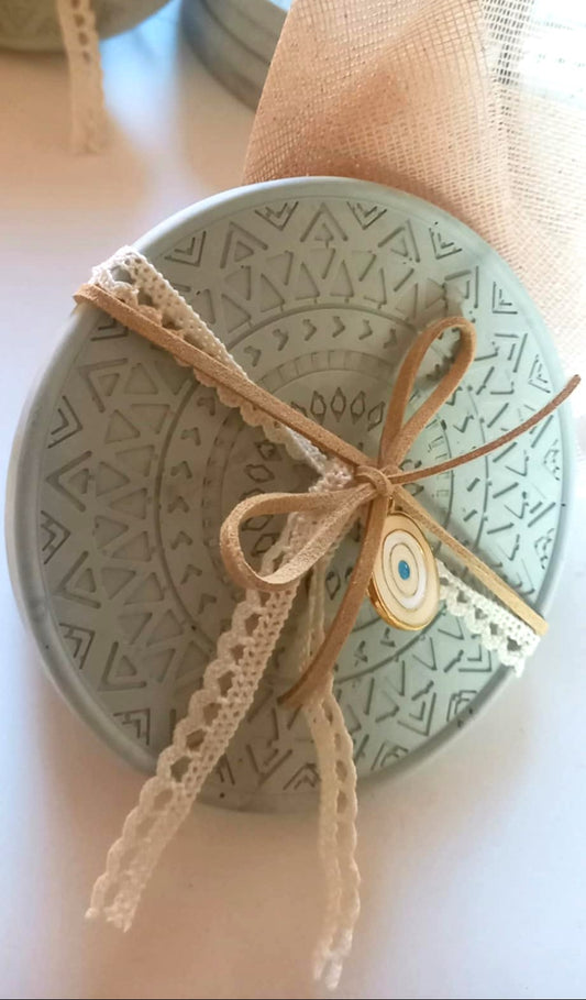 Μπομπονιέρα βάπτισης κεραμικό σουβέρ