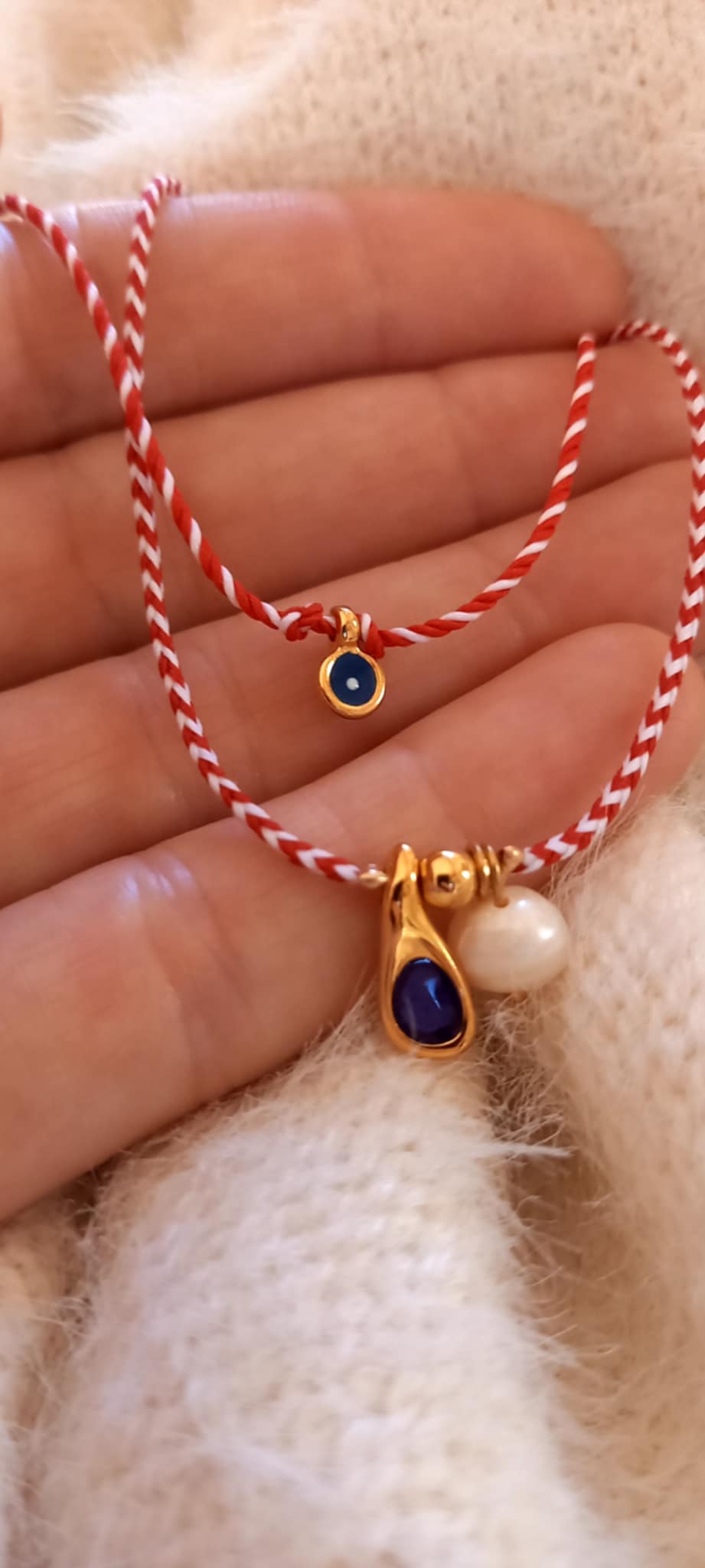 Βραχιόλι μαρτάκι με μίνι ματάκι