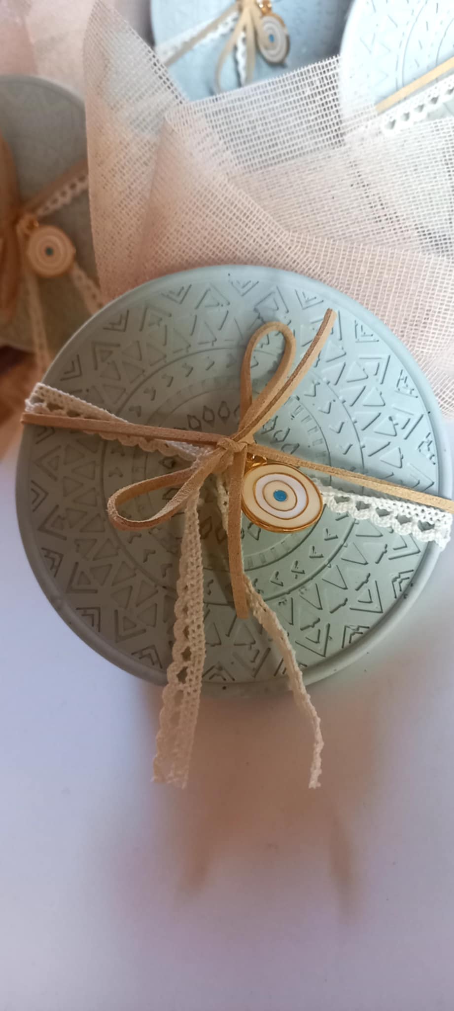 Μπομπονιέρα βάπτισης κεραμικό σουβέρ