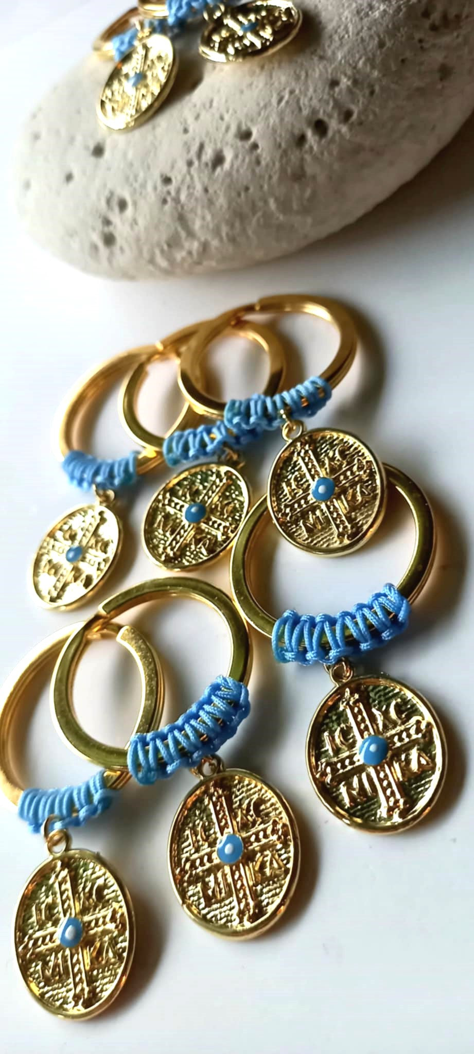 Μαρτυρικό βάπτισης μπρελόκ με κωνσταντινάτο