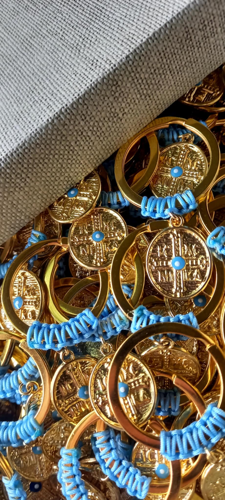 Μαρτυρικό βάπτισης μπρελόκ με κωνσταντινάτο