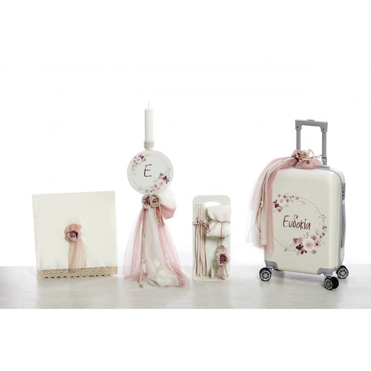 Σετ βάπτισης ρομαντικό με όνομα