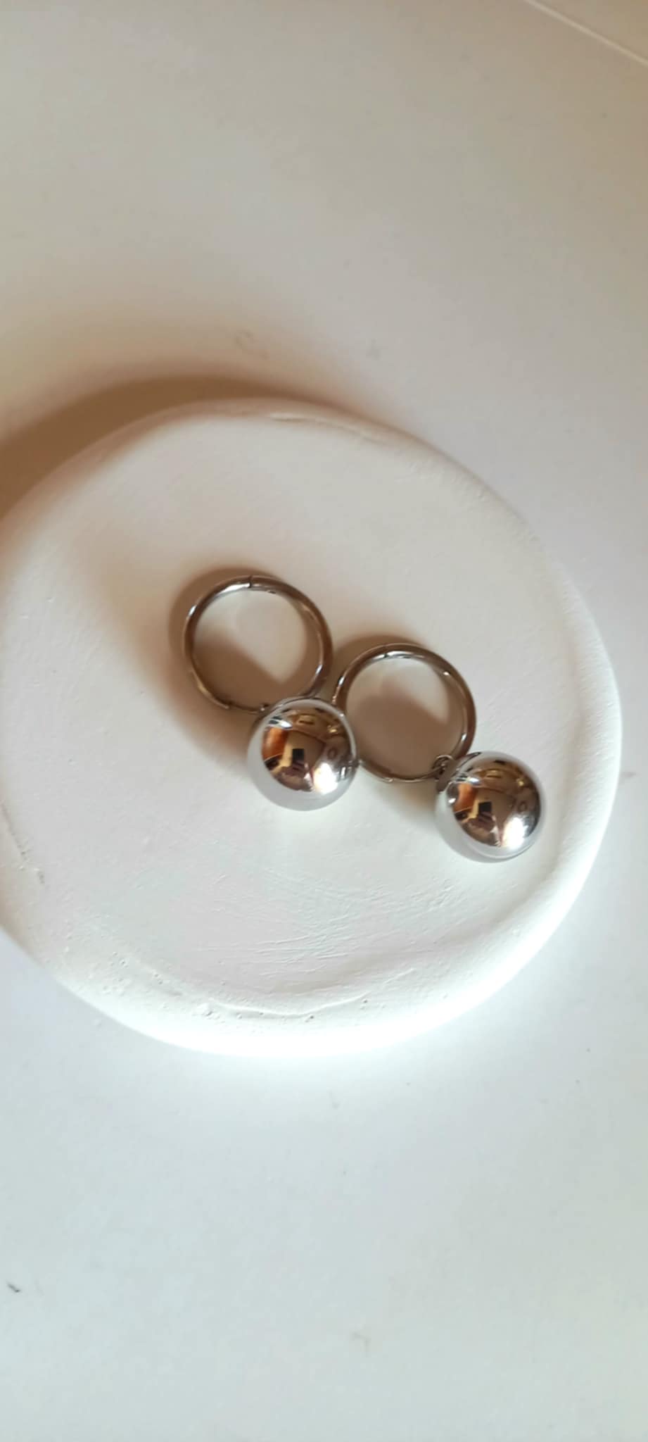 Σκουλαρίκια - κρίκοι από ατσάλι