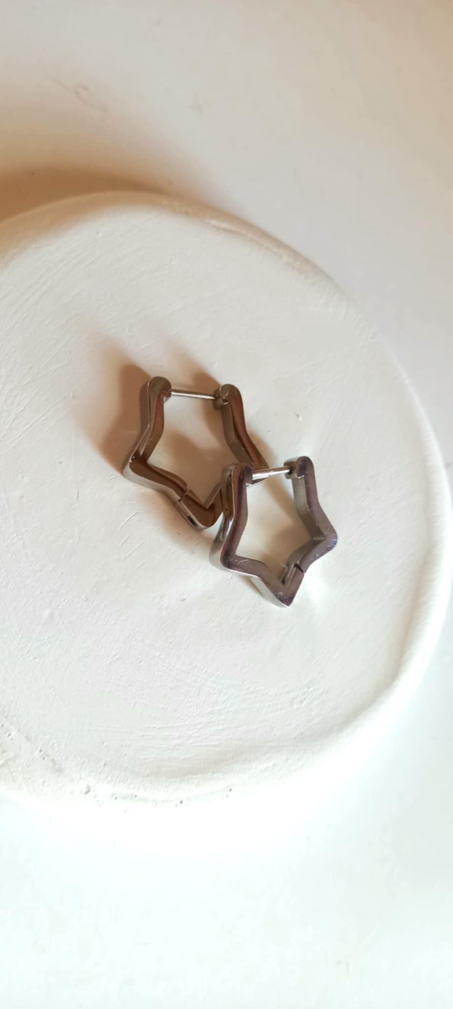 Σκουλαρίκια - κρίκοι σε σχήμα αστέρι