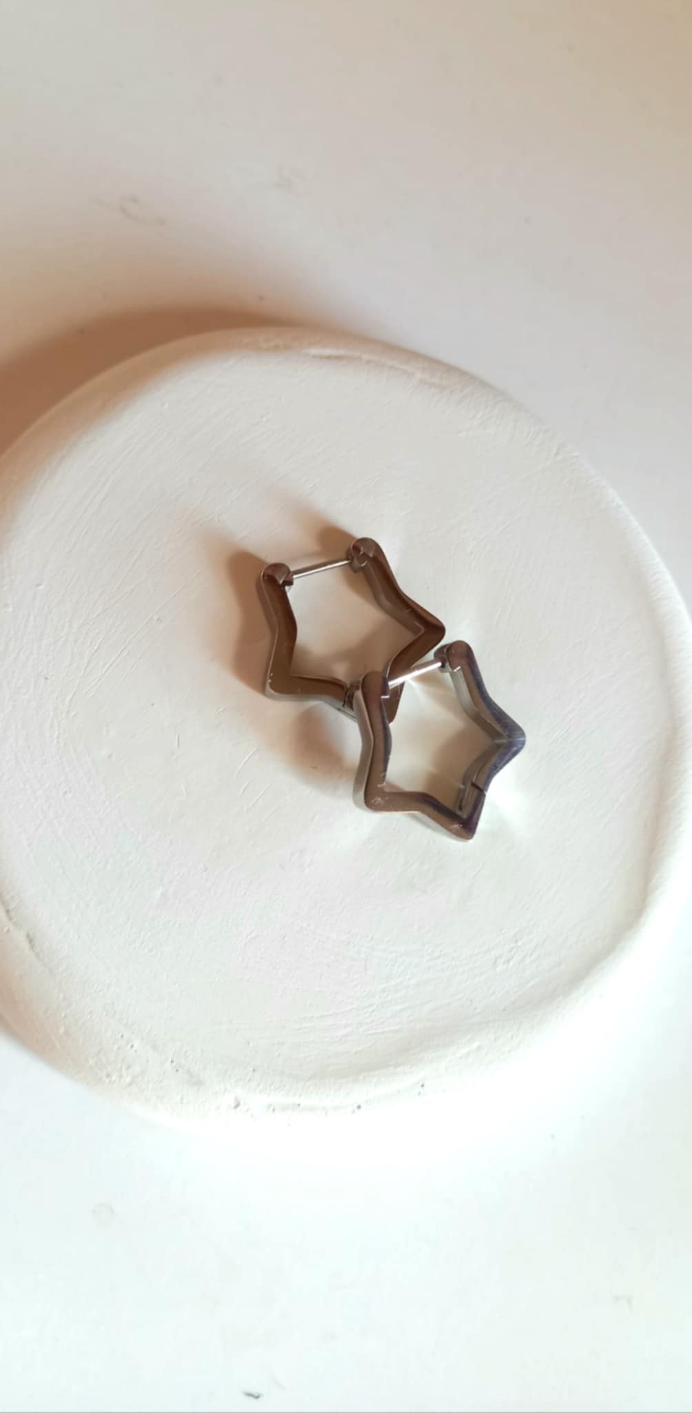 Σκουλαρίκια - κρίκοι σε σχήμα αστέρι