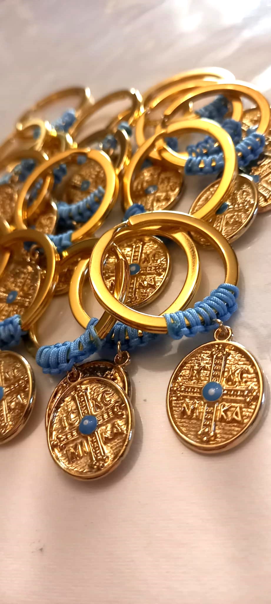 Μαρτυρικό βάπτισης μπρελόκ με κωνσταντινάτο