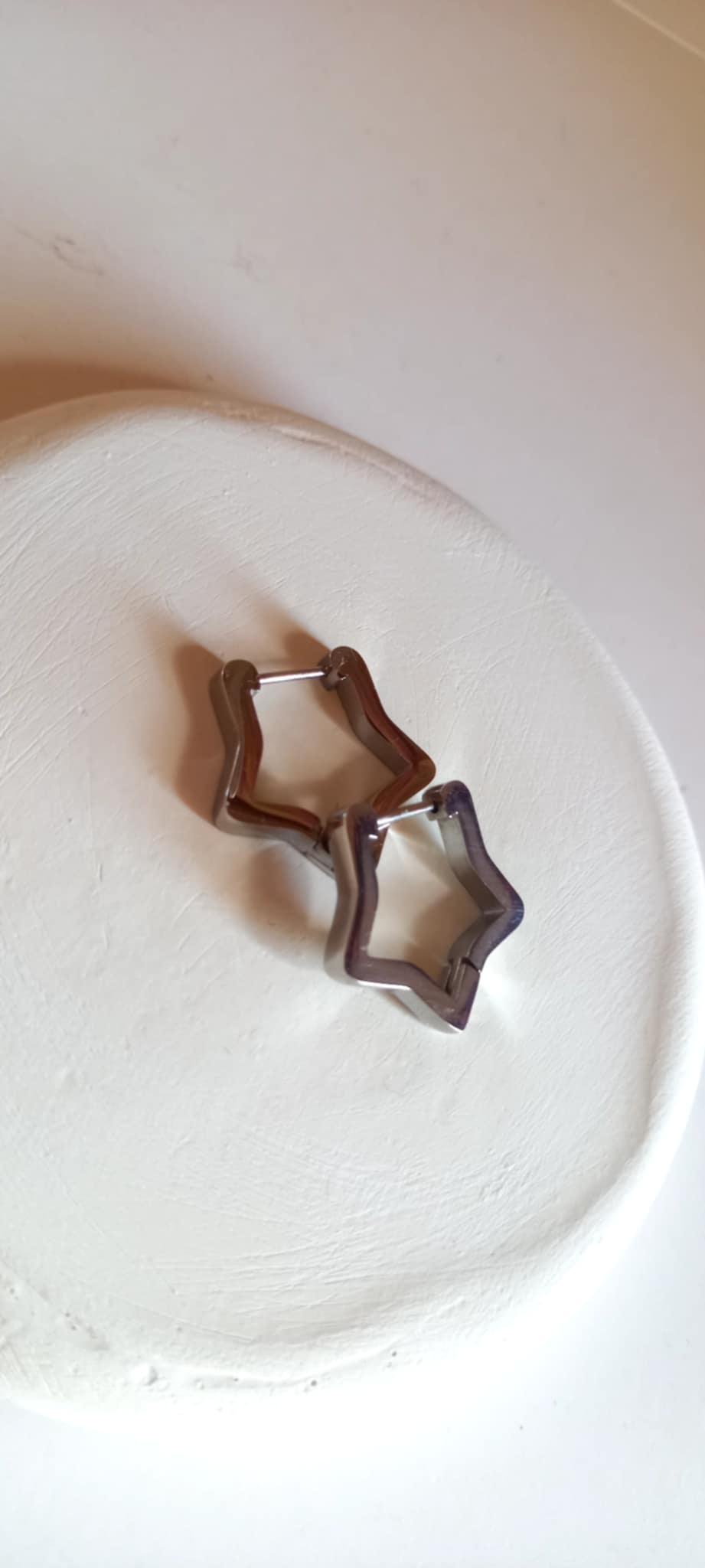 Σκουλαρίκια - κρίκοι σε σχήμα αστέρι