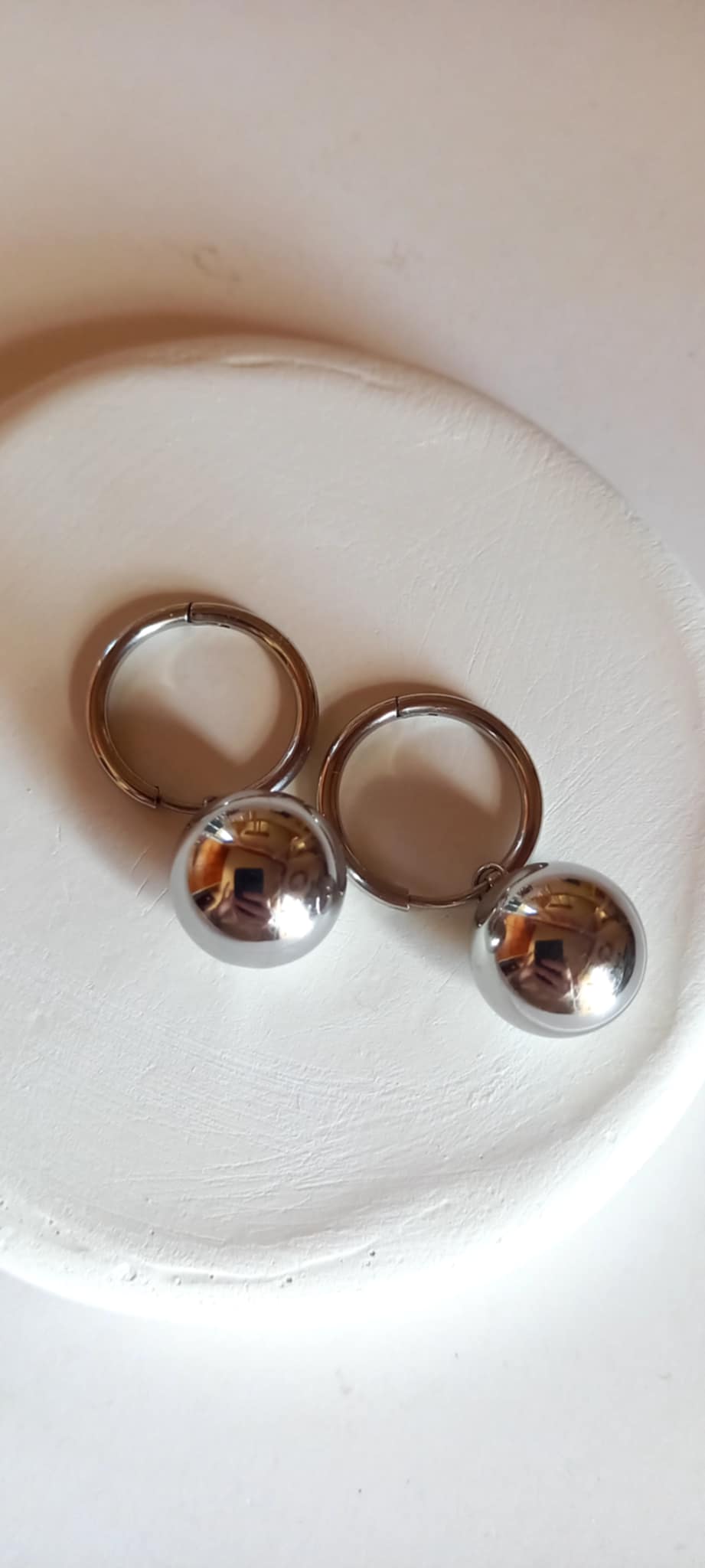 Σκουλαρίκια - κρίκοι από ατσάλι