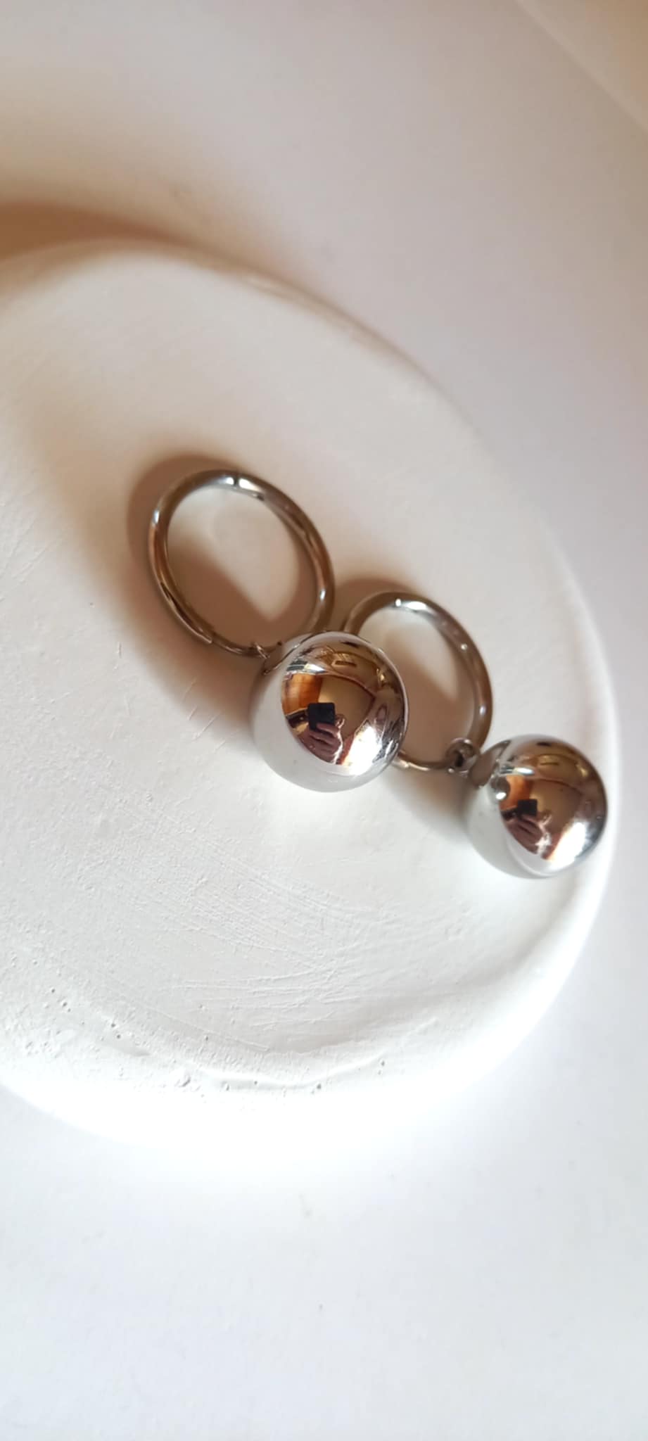 Σκουλαρίκια - κρίκοι από ατσάλι