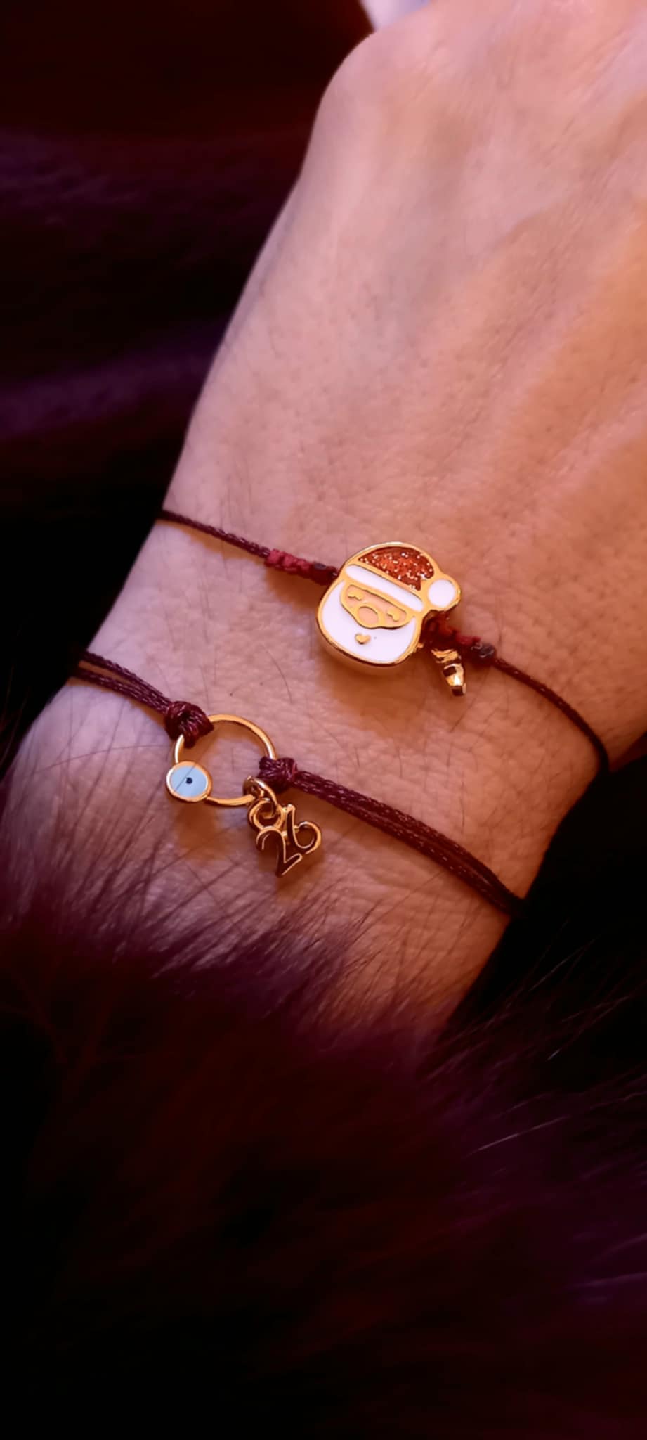 Βραχιόλι - γούρι 2026 με επιχρυσωμένα στοιχεία