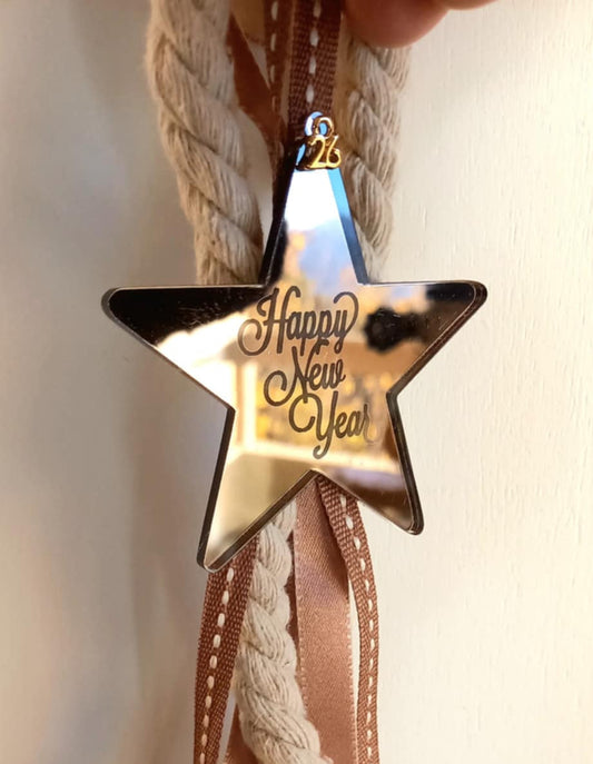 Κρεμαστό γούρι με plexi αστέρι