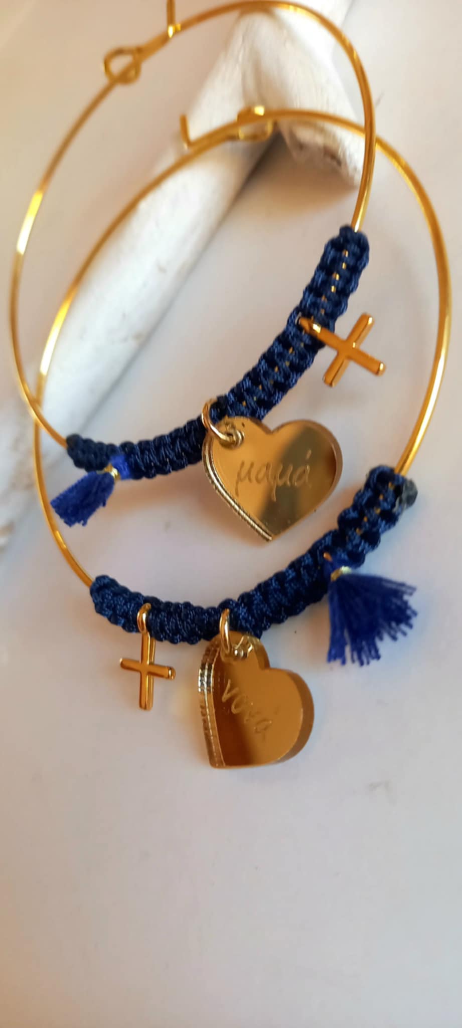 Μαρτυρικό βάπτισης για μαμά και νονά με βέργα