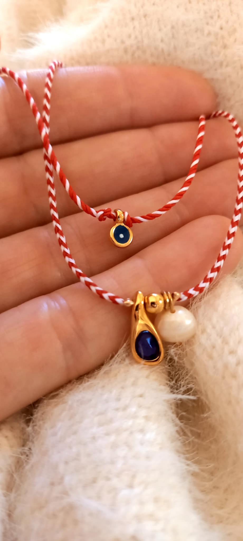 Βραχιόλι μαρτάκι με μίνι ματάκι