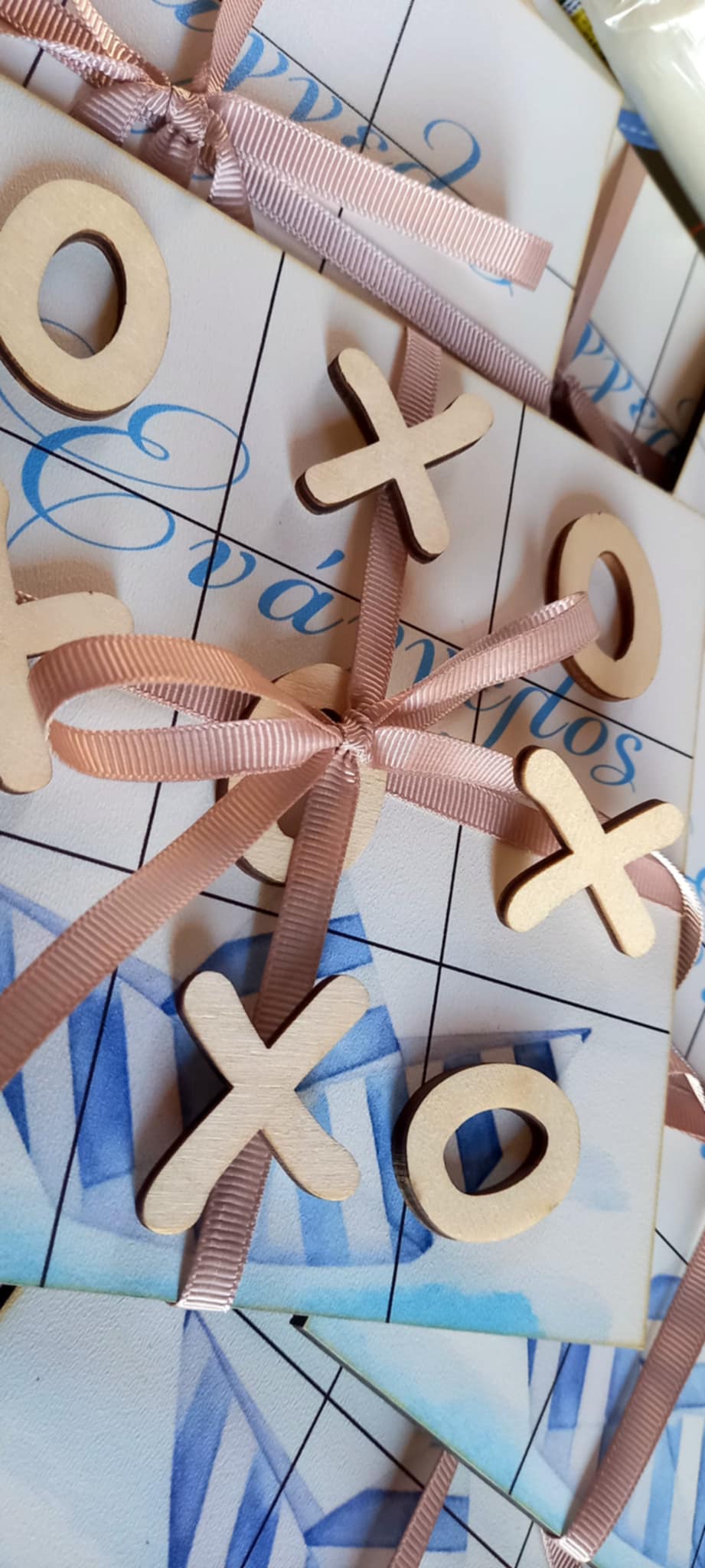 Παιδική μπομπονιέρα βάπτισης προσωποποιημένη τρίλιζα