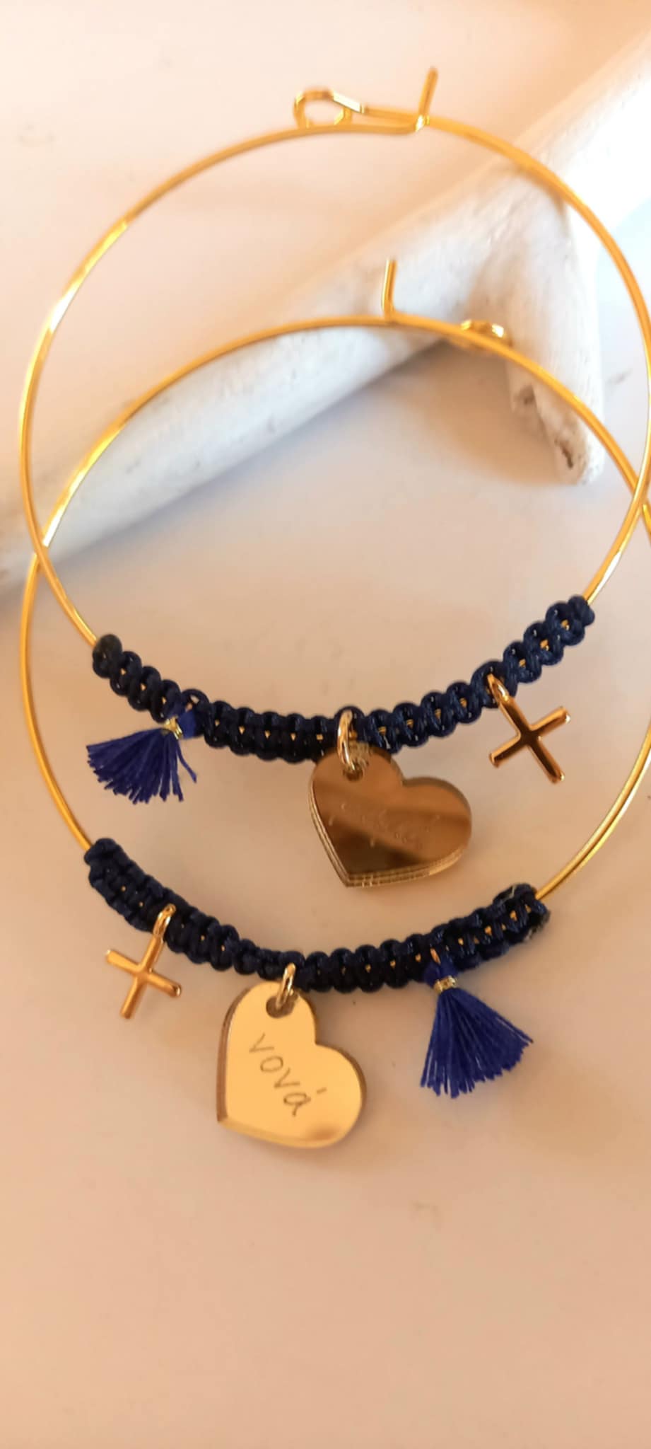 Μαρτυρικό βάπτισης για μαμά και νονά με βέργα