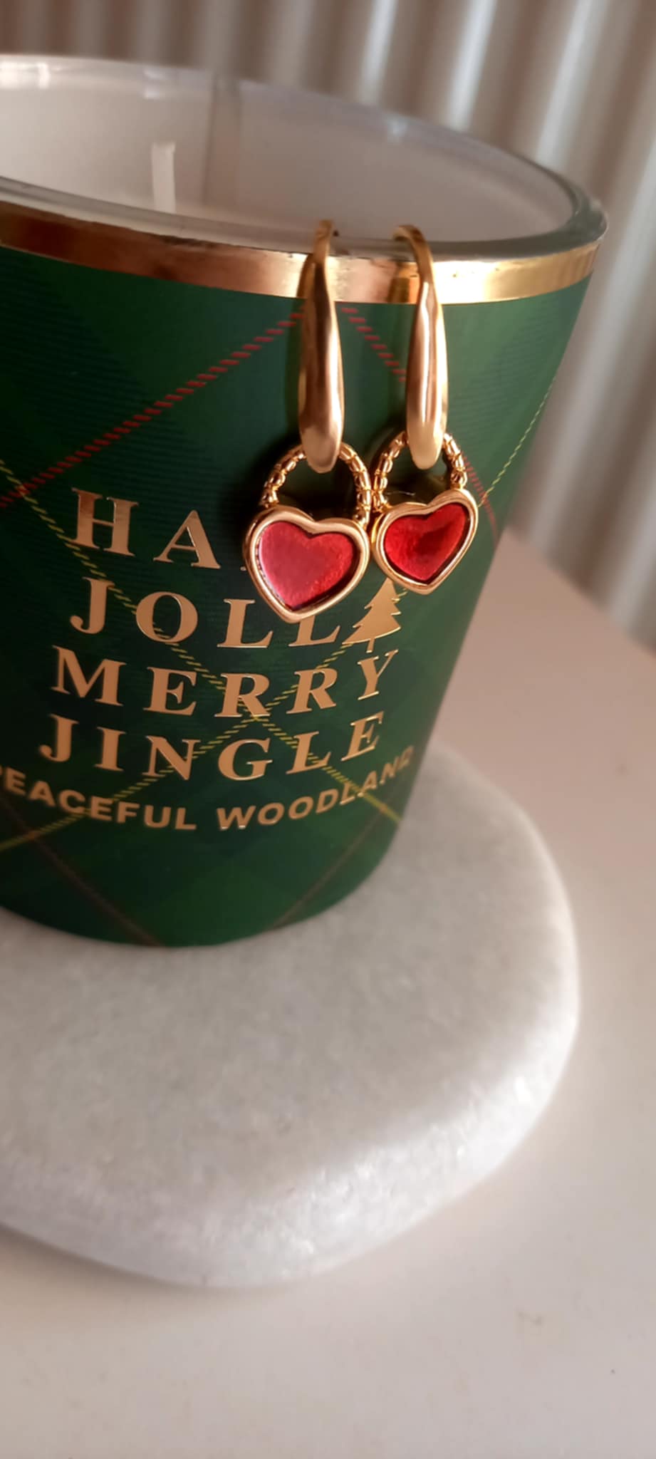 Κολιέ - γούρι 2026 με μοτίφ καρδιά