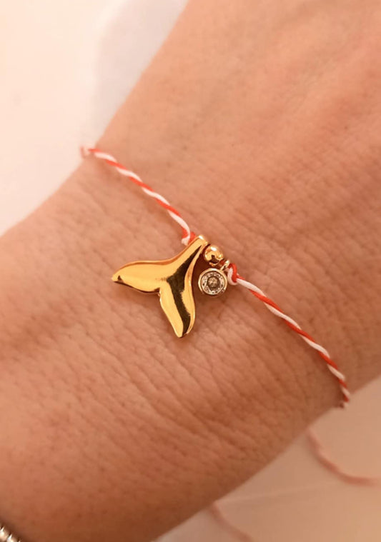 Βραχιόλι μαρτάκι με ζιργκόν και ουρά γοργόνας