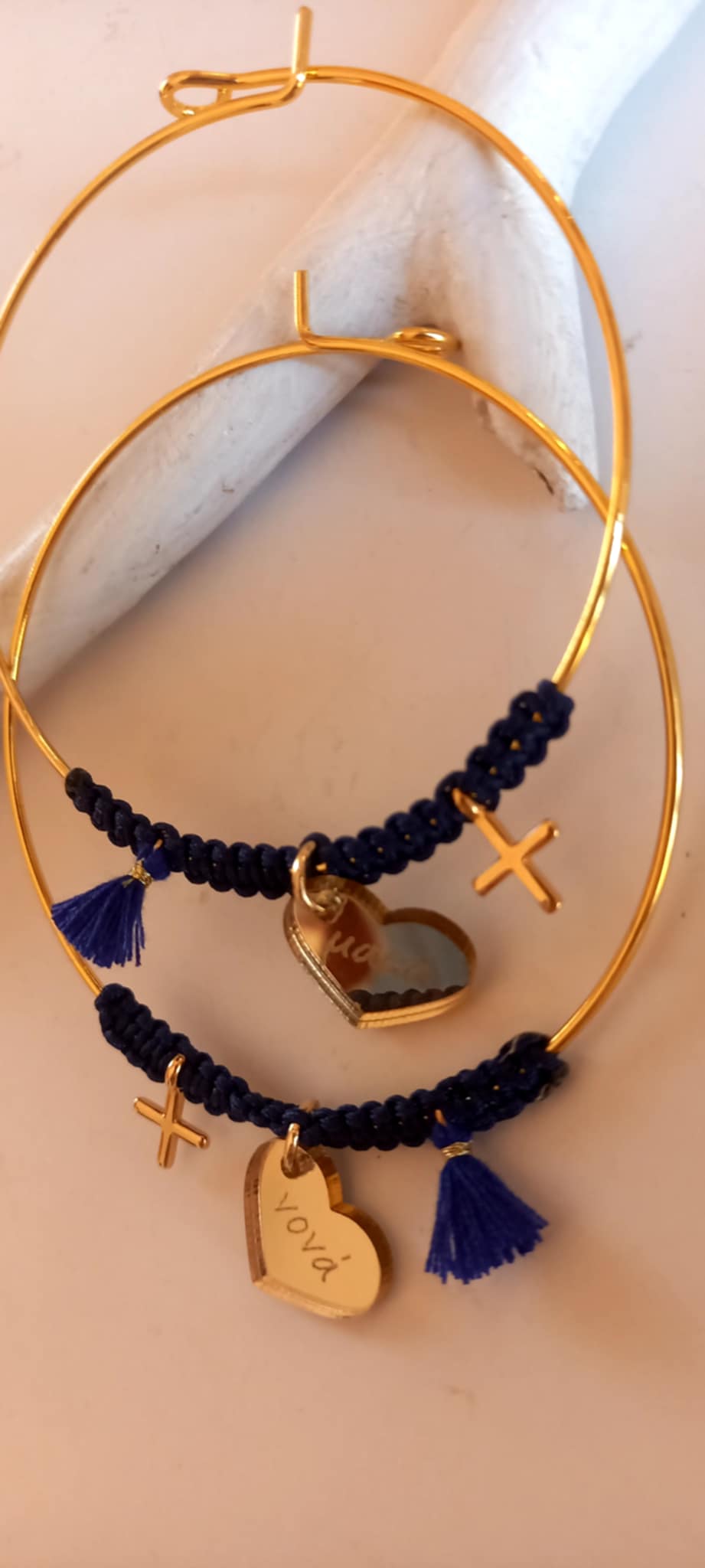 Μαρτυρικό βάπτισης για μαμά και νονά με βέργα