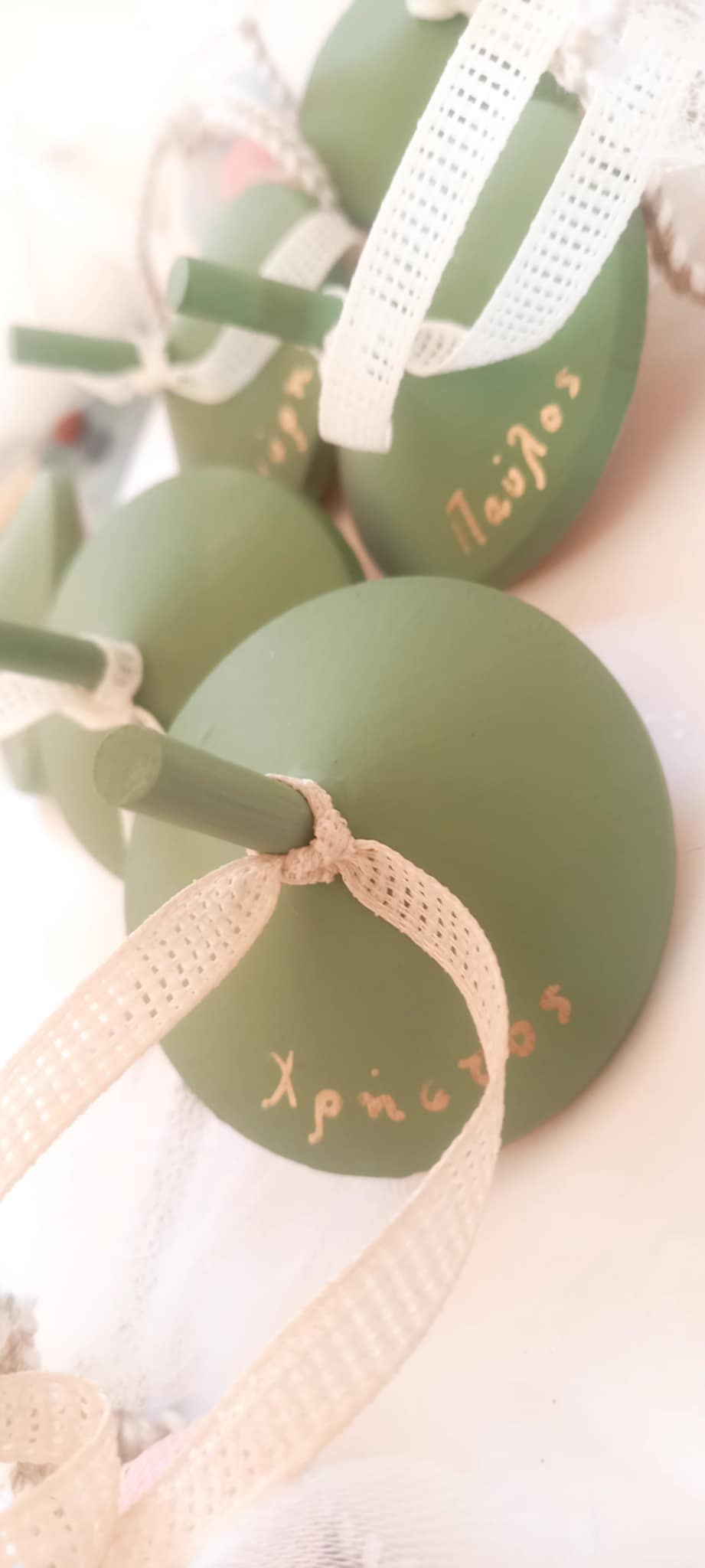 Μπομπονιέρα βάπτισης σβούρα με όνομα