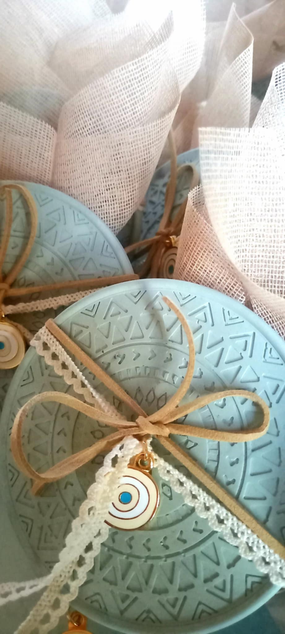 Μπομπονιέρα βάπτισης κεραμικό σουβέρ