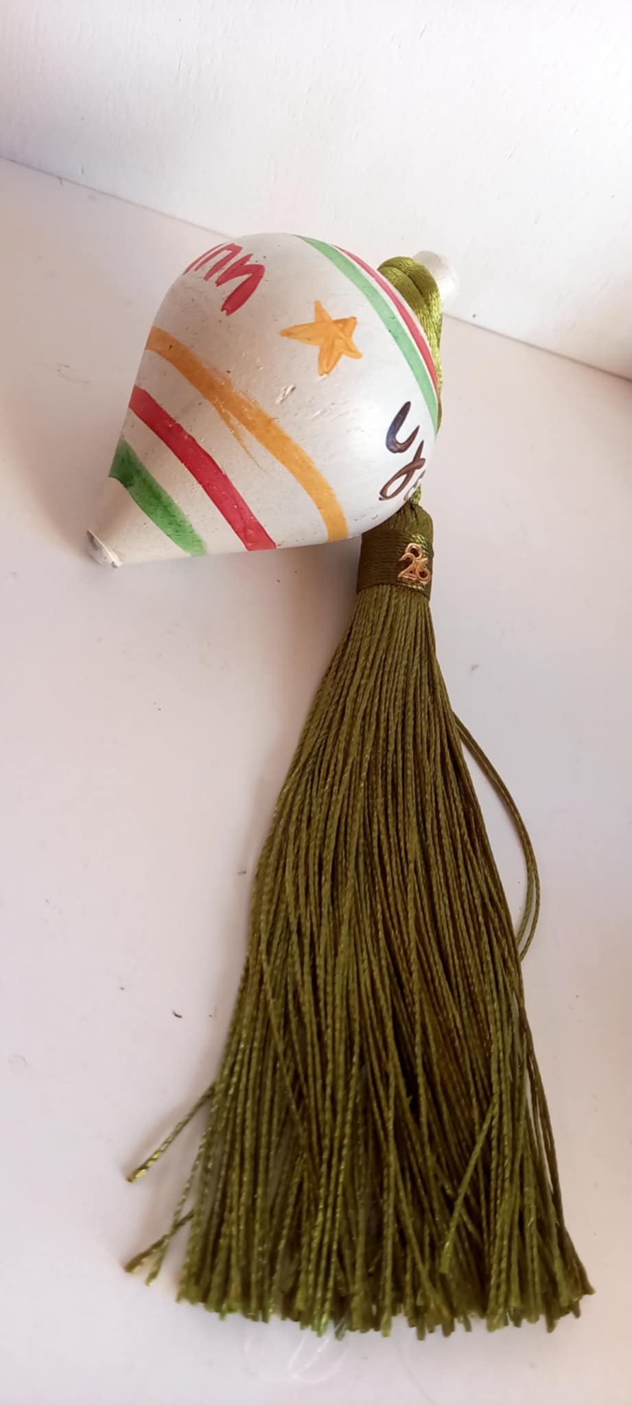 Χειροποίητη σβούρα γούρι 2026